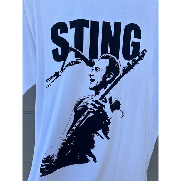 AS Organic Men’s The Police x Sting Portrait Tee Organic Cotton NEW Sz X-Large - Picture 3 of 6